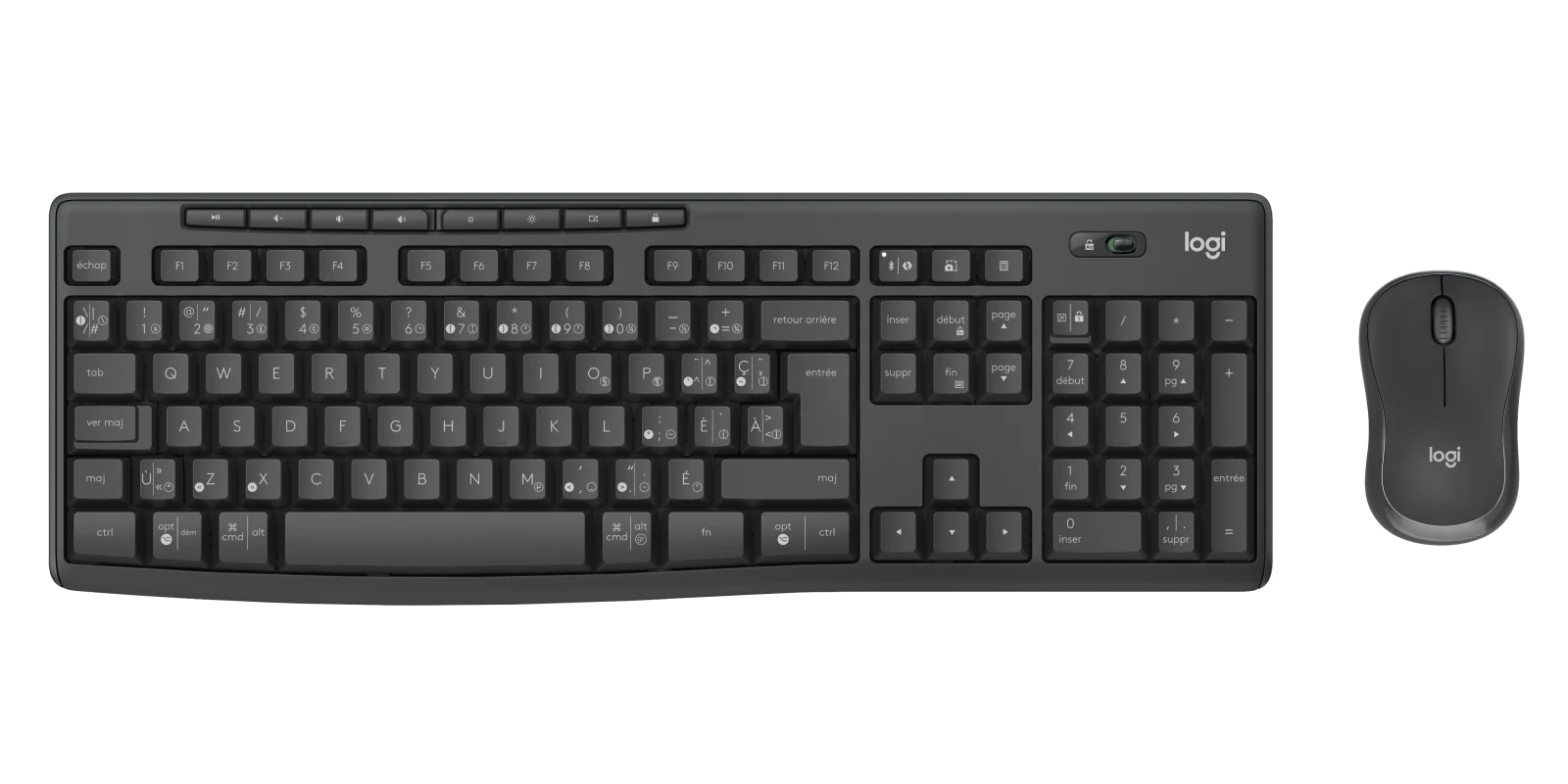 CLAVIER/SOURIS LOGITECH SANS-FIL MK370 (S-FIL)