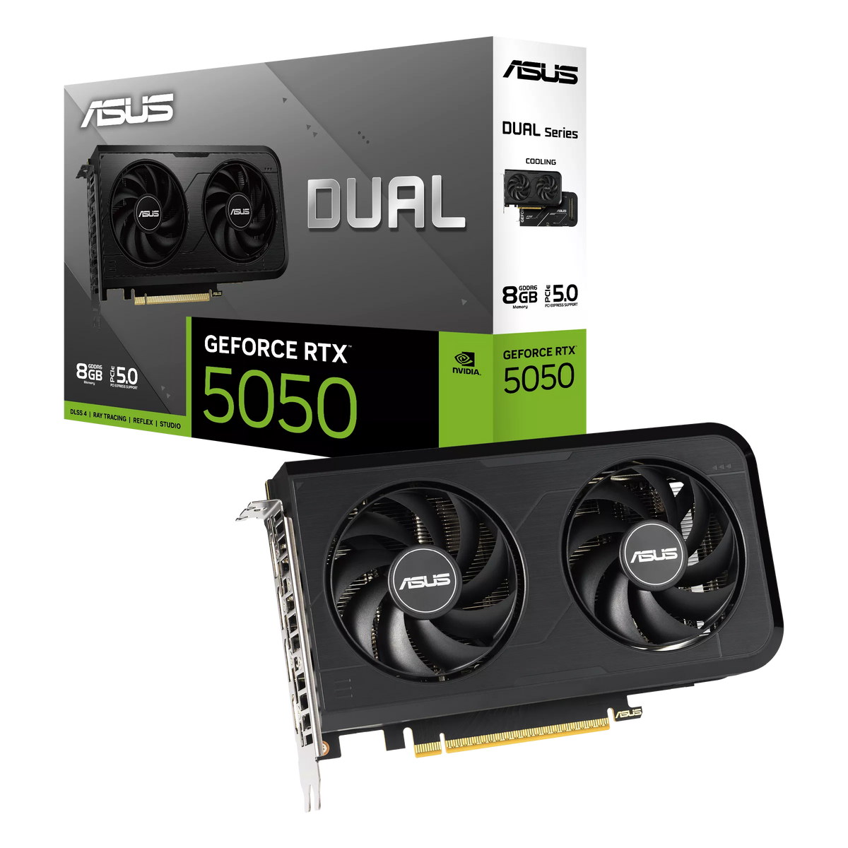 CARTE VIDEO ASUS GEFORCE RTX 5050 8GO (DUAL)