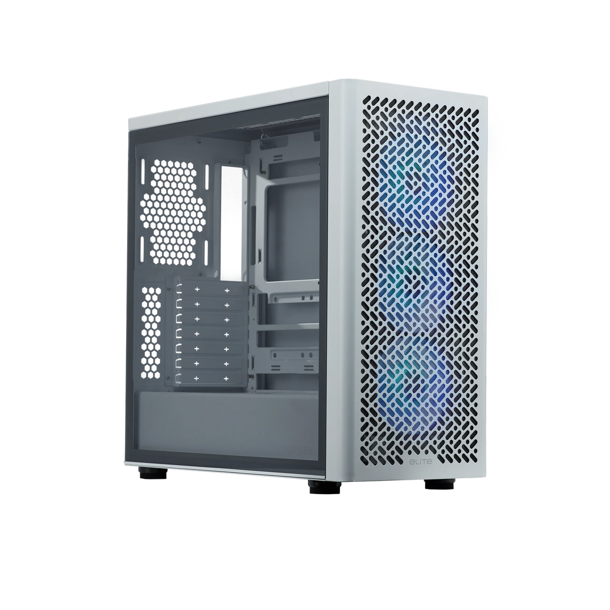 BOITIER COOLER MASTER ELITE 502 ARGB (BLANC)