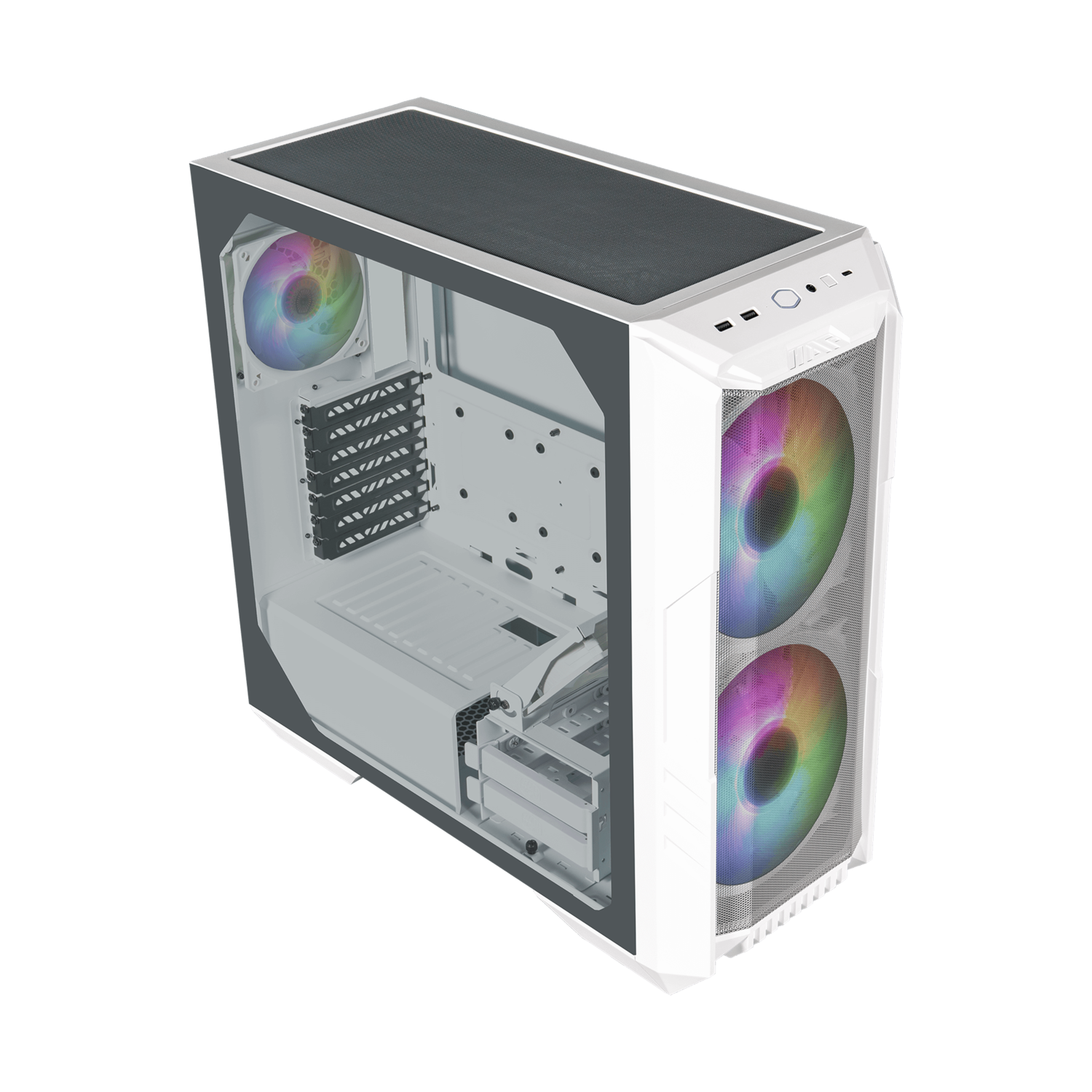 BOITIER COOLER MASTER MASTERCASE H500 ARGB (BLANC)