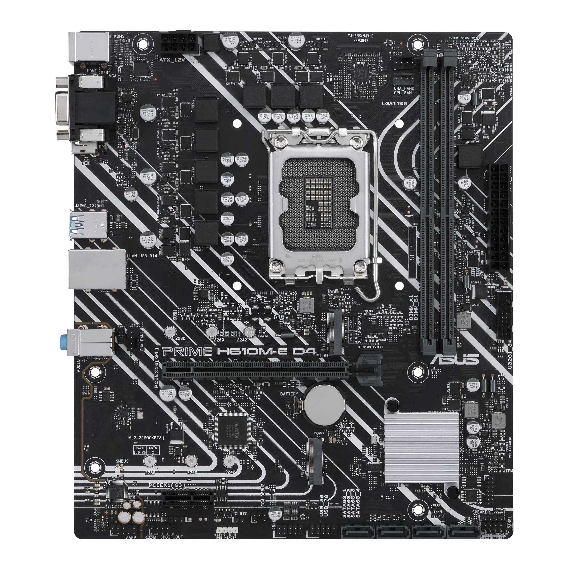 CARTE MAITRESSE ASUS H610M-E D4-CSM INTEL (LGA1700/DDR4)