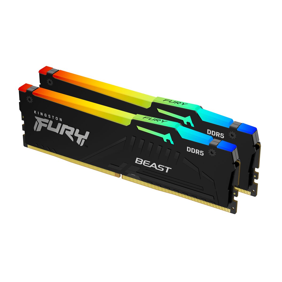 MÉMOIRE KINGSTON FURY BEAST 32GO DDR5 (2x16/5200MHZ) RGB
