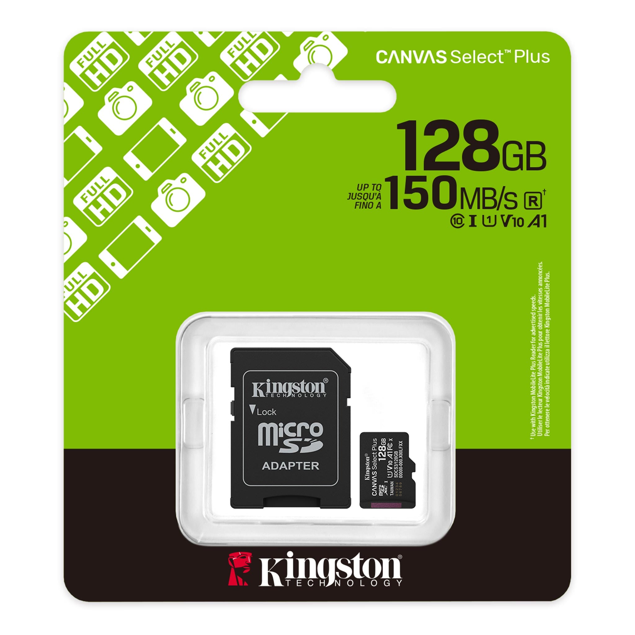 CARTE MÉMOIRE MICRO SDXC KINGSTON 128GO