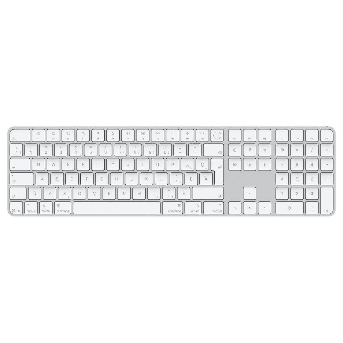 CLAVIER MAGIC KEYBOARD FRANÇAIS AVEC PAVE NUMERIQUE (BLANC)