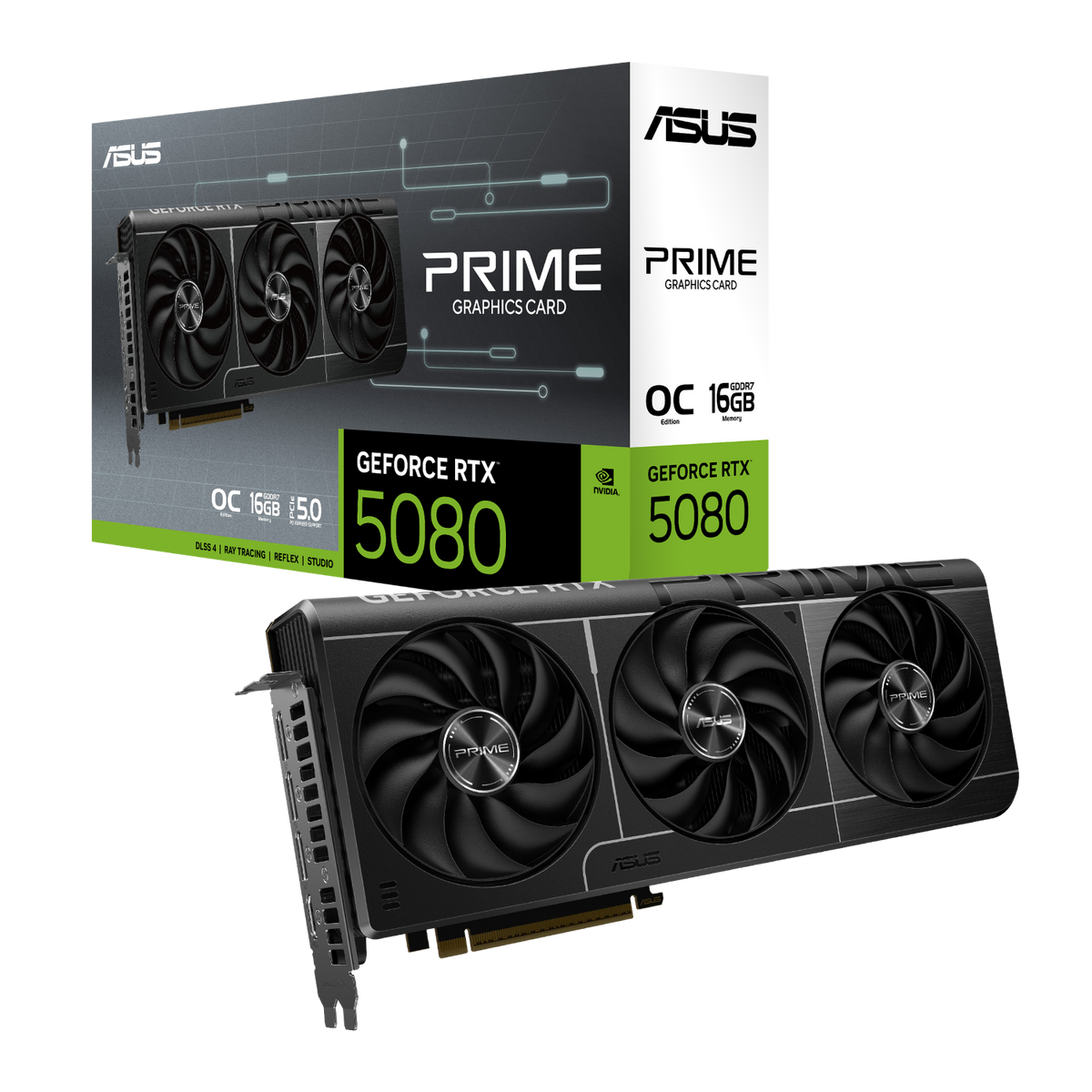 CARTE VIDEO ASUS GEFORCE RTX 5080 16GO (OC / PRIME)