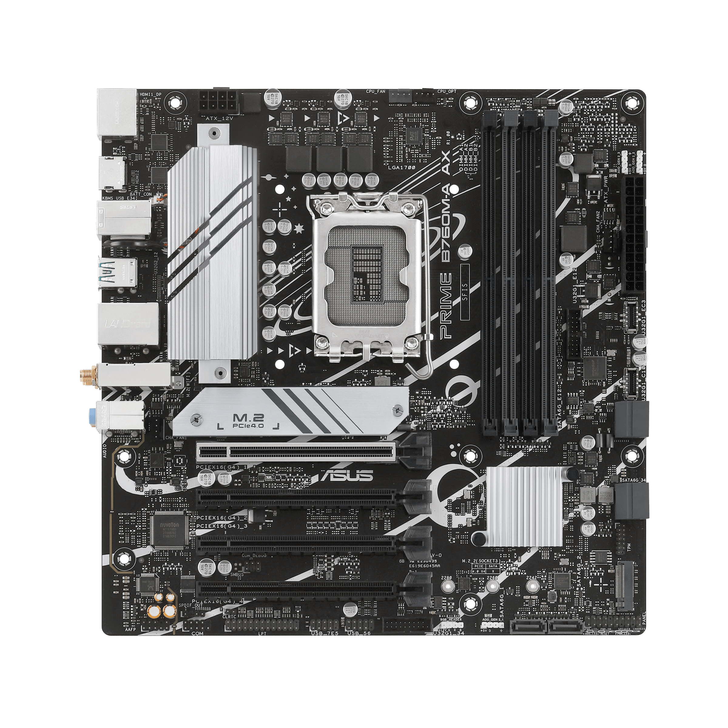 CARTE MAITRESSE ASUS PRIME B760M-A AX LGA1700/DDR5/WIFI AX)