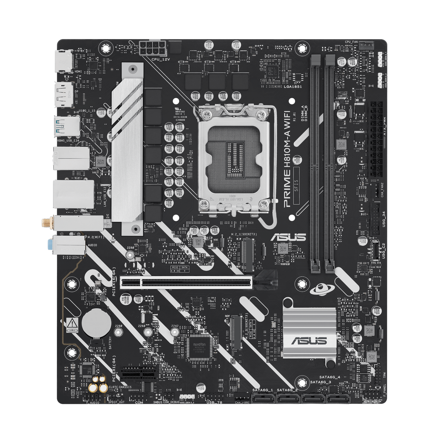 CARTE MAITRESSE ASUS PRIME H810M-A WIFI-CSM LGA1851/DDR5