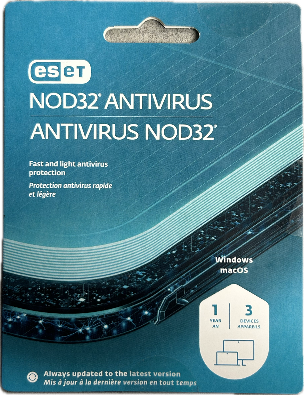 LOGICIEL ANTI-VIRUS ESET NOD32 (3 PC / 1 AN)