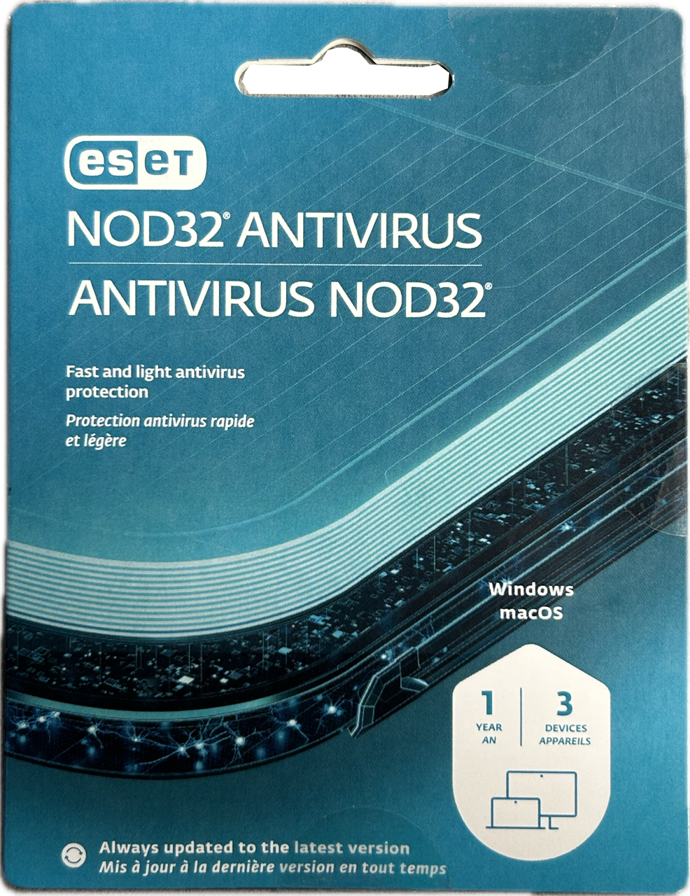 LOGICIEL ANTI-VIRUS ESET NOD32 (3 PC / 1 AN)