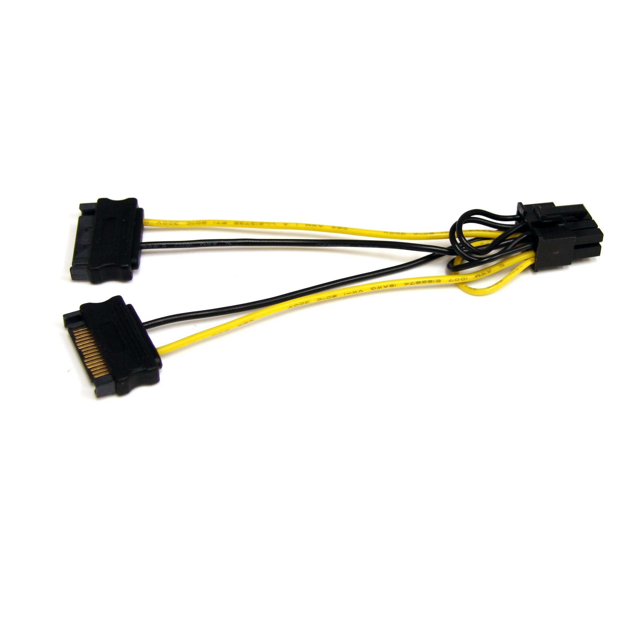 ADAPTATEUR ALIMENTATION SATA (x2) VERS PCI-E (8 PINS)