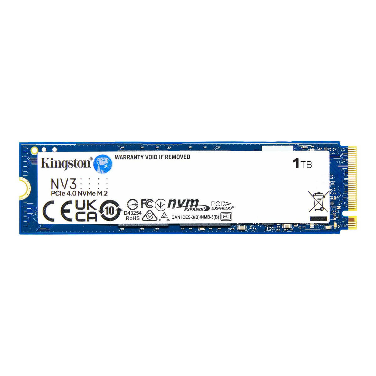DISQUE DUR SSD KINGSTON 1000 GO SÉRIE NV3 M.2 2280 NVME
