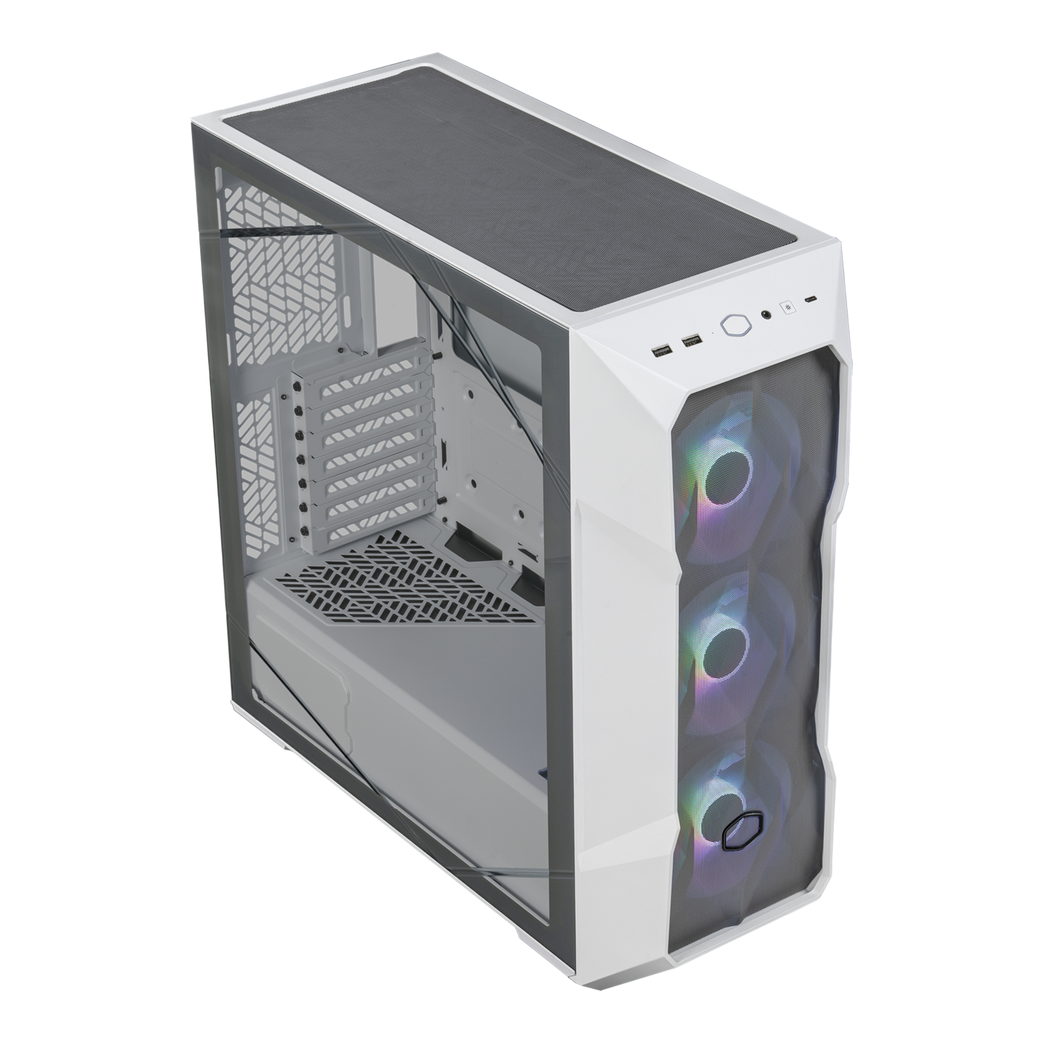 BOITIER COOLER MASTER MASTERBOX TD500 MESH V2 ARGB (BLANC)