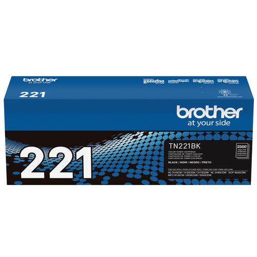 CARTOUCHE LASER BROTHER #TN221BK NOIR (2500PAGES)