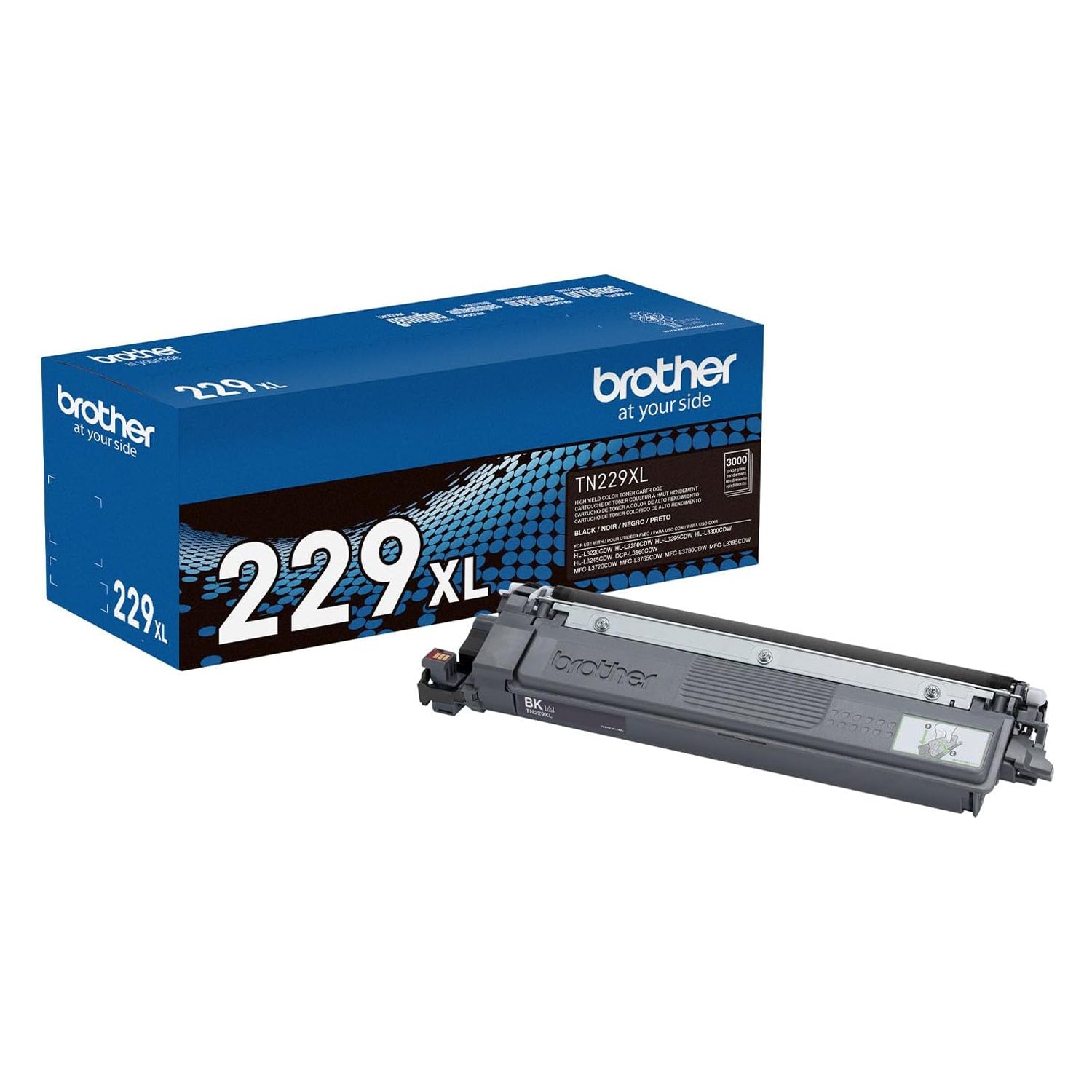 CARTOUCHE LASER BROTHER #TN229XXLBK NOIRE (4500PAGES)