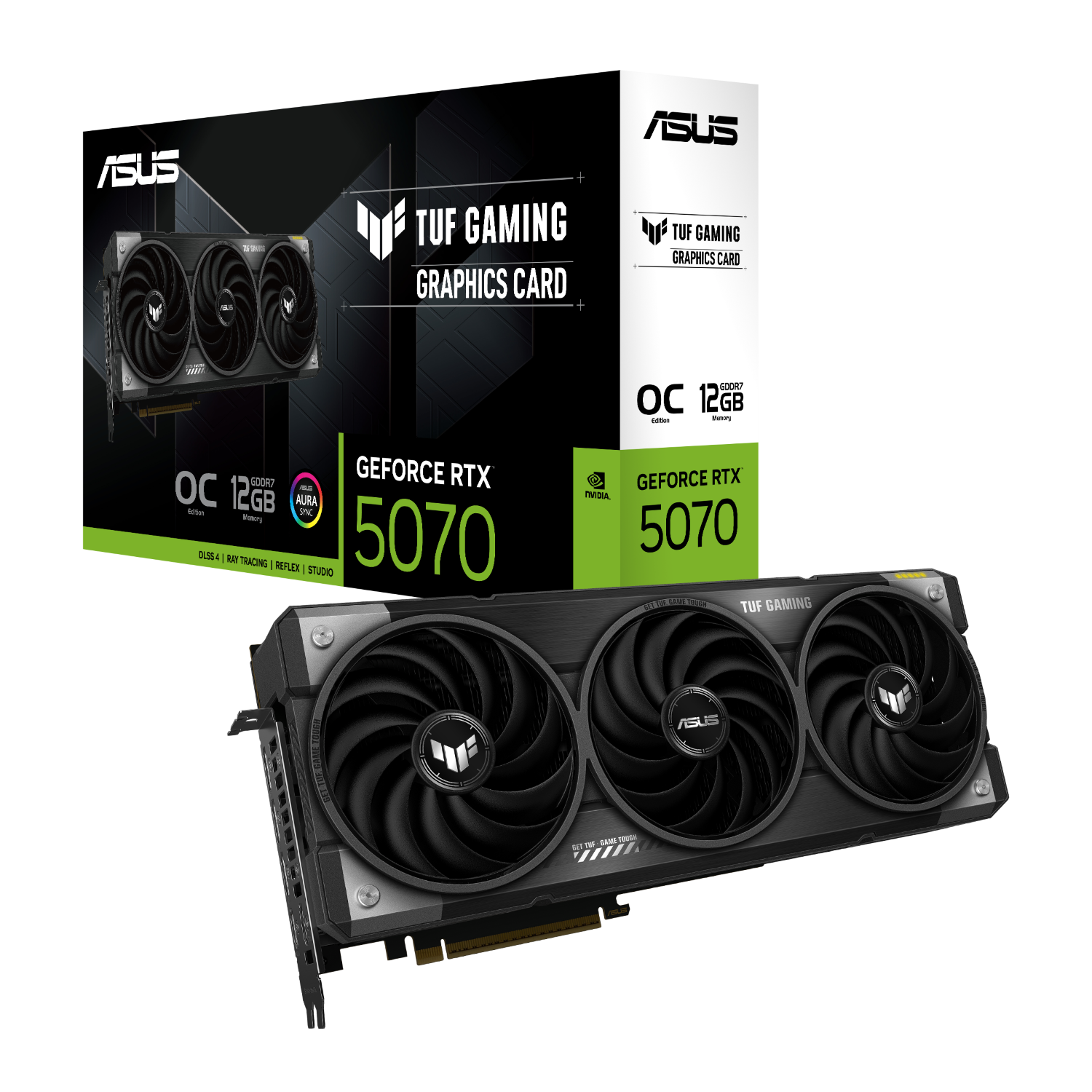 CARTE VIDEO ASUS GEFORCE RTX 5070 OC 12 GO (TUF GAMING)