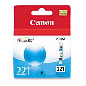 CARTOUCHE CANON BLEU #221