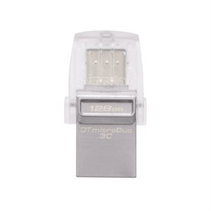 CLÉ KINGSTON 128 GO DT MICRODUO (USB C - USB A 3.2)