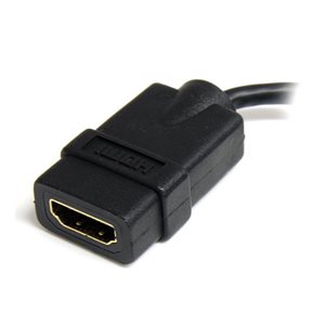 CÂBLE ADAPTATEUR MICRO HDMI A HDMI (5 POUCES)