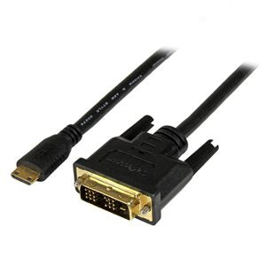 CABLE MINI-HDMI A DVI-D DE 3 PIEDS