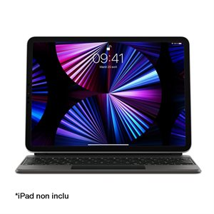 MAGIC KEYBOARD NOIR POUR IPAD 11PO (PRO 1-4 / AIR 4-5 / M2)