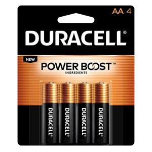 BATTERIE DURACELL AA 4PK