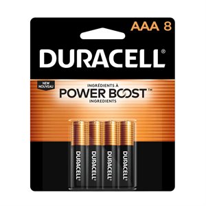BATTERIE DURACELL AAA 8PK