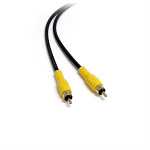CABLE RCA COAXIAL COMPOSITE MALE-MALE DE 6 PIEDS