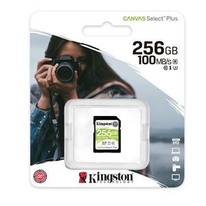 CARTE MÉMOIRE SDXC KINGSTON 256GO (CLASS 10)