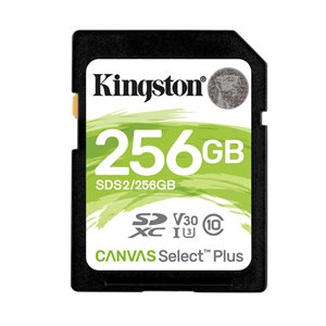 CARTE MÉMOIRE SDXC KINGSTON 256GO (CLASS 10)