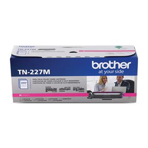 CARTOUCHE LASER BROTHER #TN227M MAGENTA (2300PAGES)