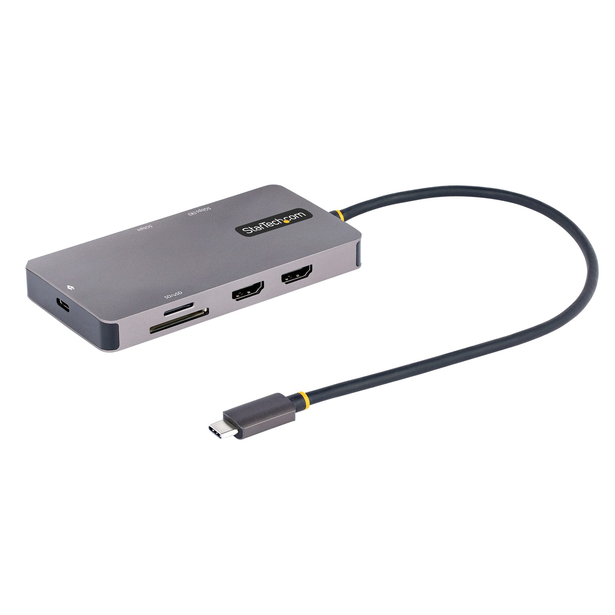 STATION D'ACCUEIL STARTECH (2X HDMI, 2X USB, RJ45, SD, M-SD)