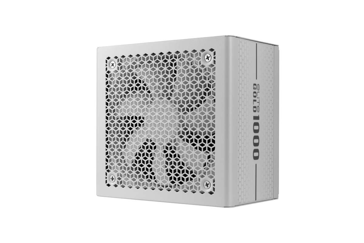 BLOC D'ALIMENTATION CM ELITE 1000W GOLD (F-MODULAIRE, BLANC)