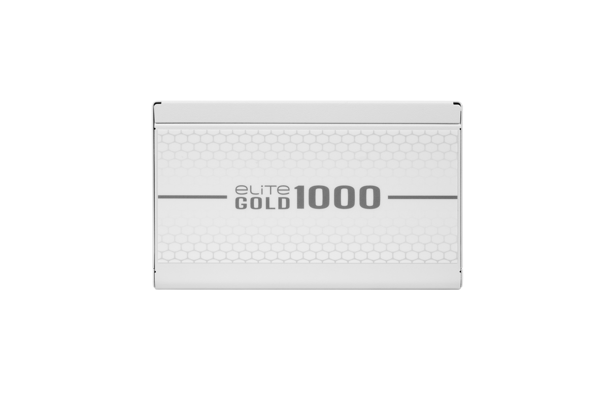 BLOC D'ALIMENTATION CM ELITE 1000W GOLD (F-MODULAIRE, BLANC)