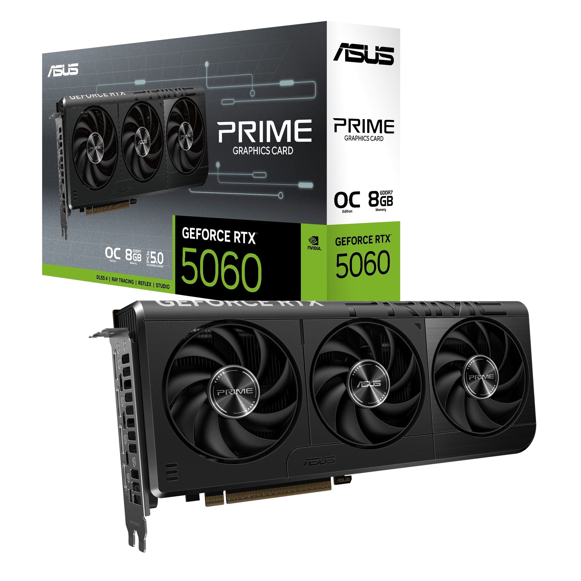 CARTE VIDEO ASUS GEFORCE RTX 5060 8GO (OC / PRIME)