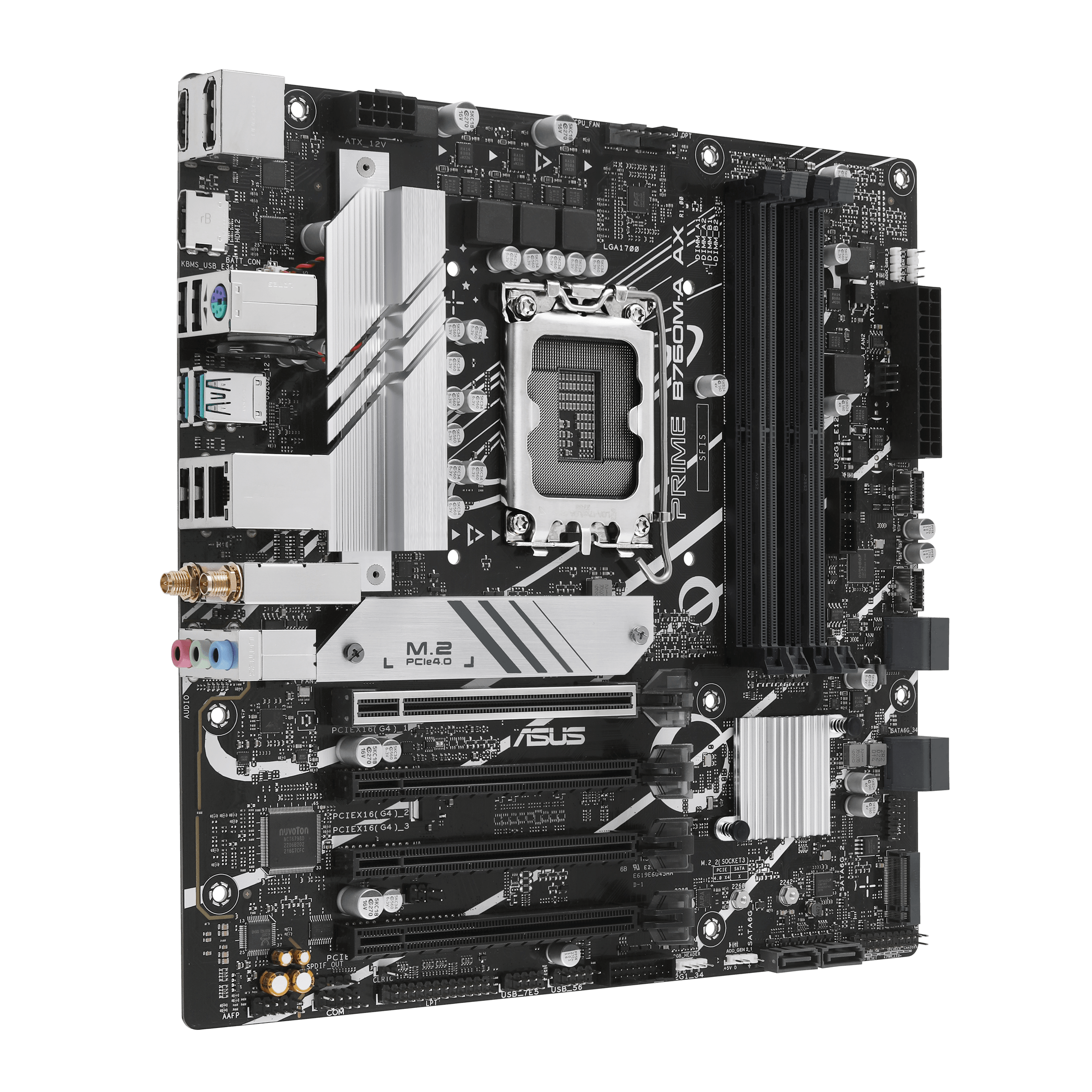CARTE MAITRESSE ASUS PRIME B760M-A AX LGA1700/DDR5/WIFI AX)