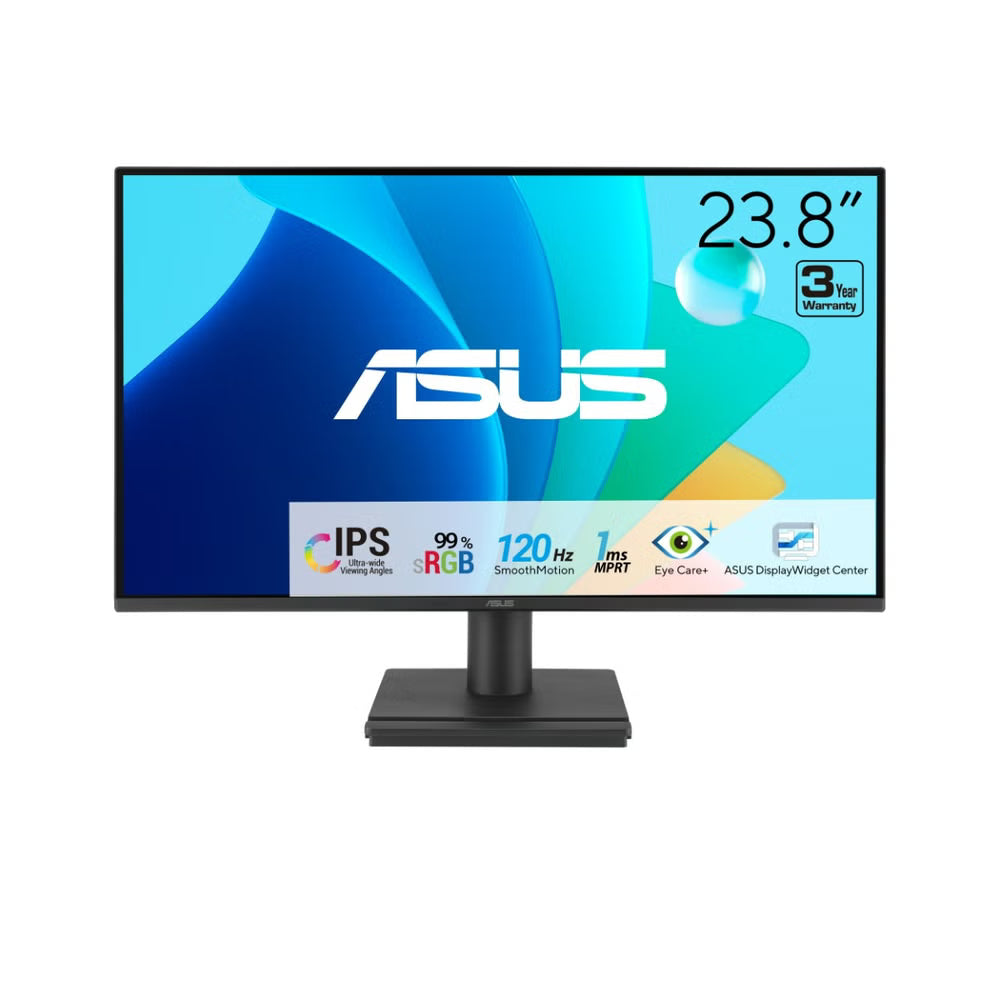 MONITEUR ASUS 23.8PO 120Hz IPS (VGA + HDMI)