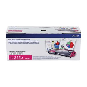 CARTOUCHE LASER BROTHER #TN225M MAGENTA (2200PAGES)